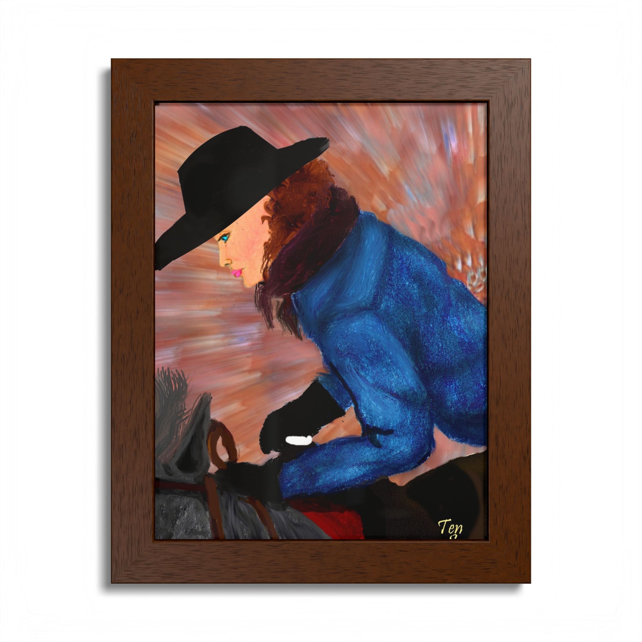 "First Ride" - Stylish Portrait Wall Art