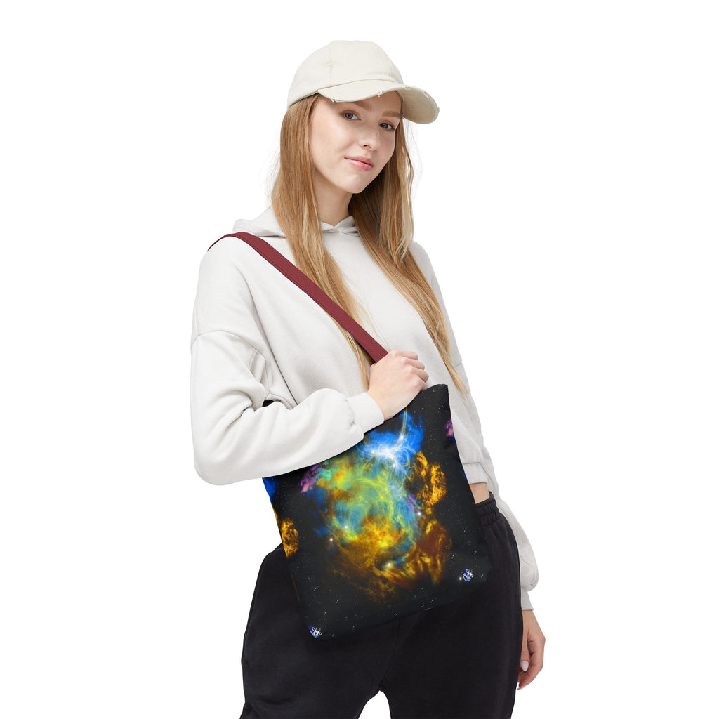 Galaxy Nebula Tote Bag — Colorful Space Art Tote