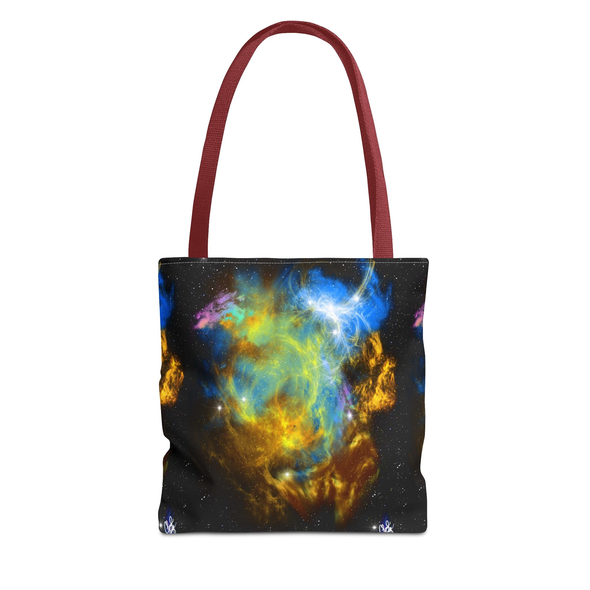 Galaxy Nebula Tote Bag — Colorful Space Art All-Over Print Tote