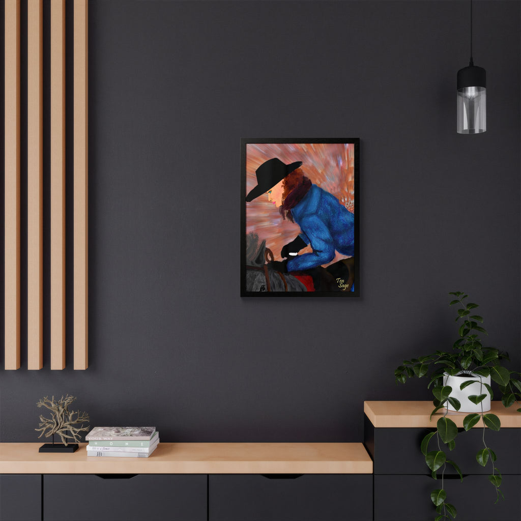 "First Ride" - Stylish Portrait Wall Art