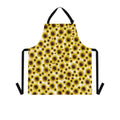 Sunflower Allover Print Apron — Bright Floral Apron for Gardening & Cooking