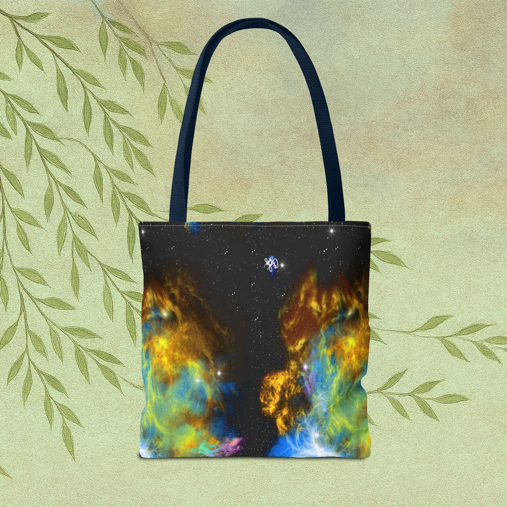 Galaxy Nebula Tote Bag — Colorful Space Art Tote
