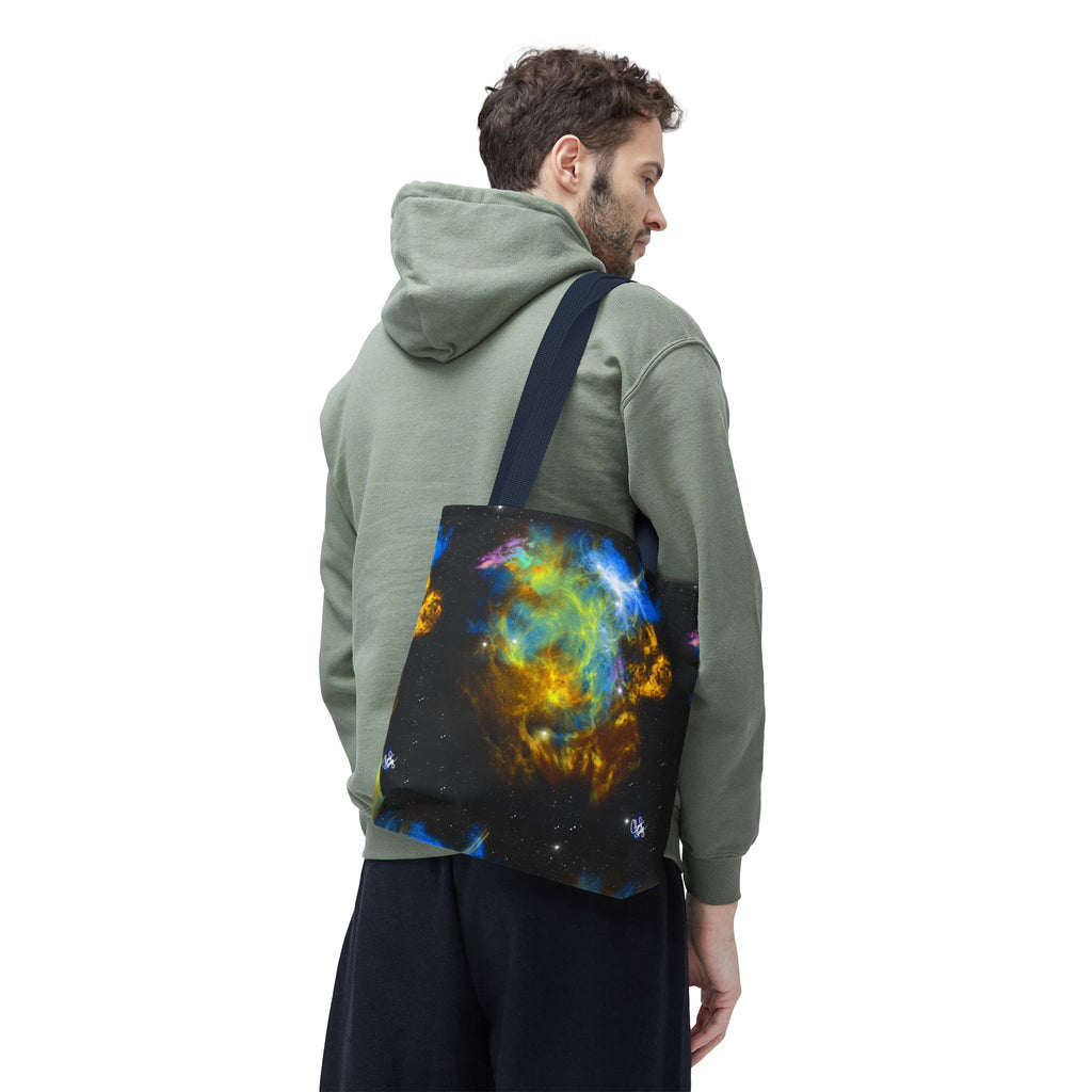 Galaxy Nebula Tote Bag — Colorful Space Art Tote