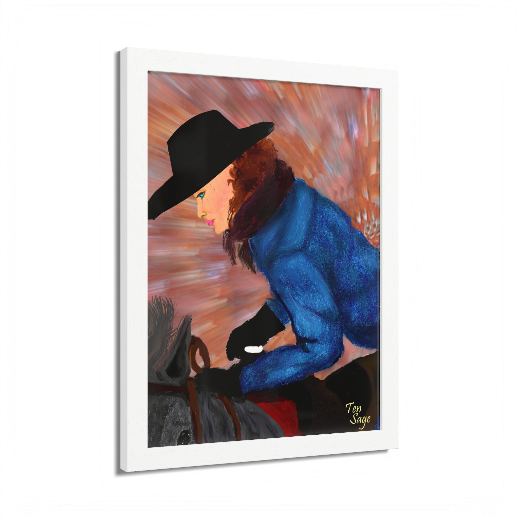 "First Ride" - Stylish Portrait Wall Art