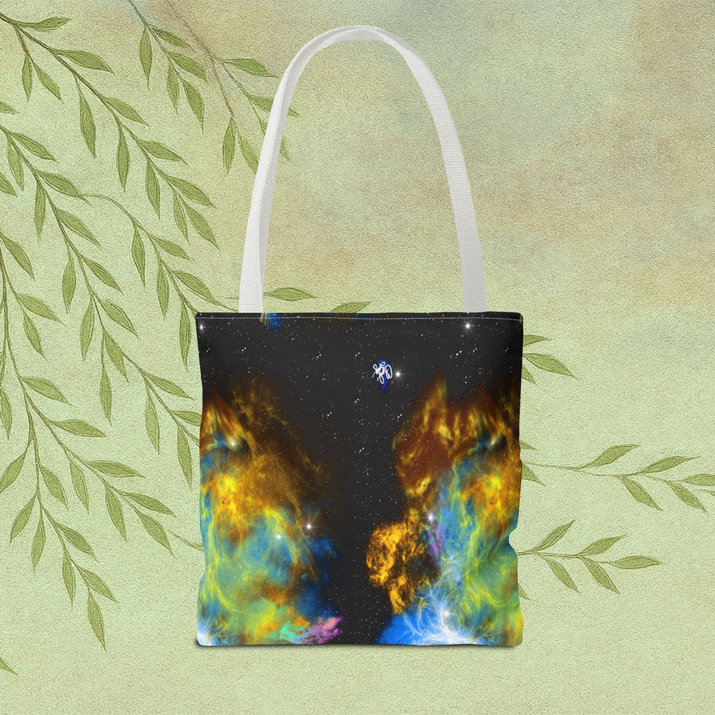 Galaxy Nebula Tote Bag — Colorful Space Art Tote