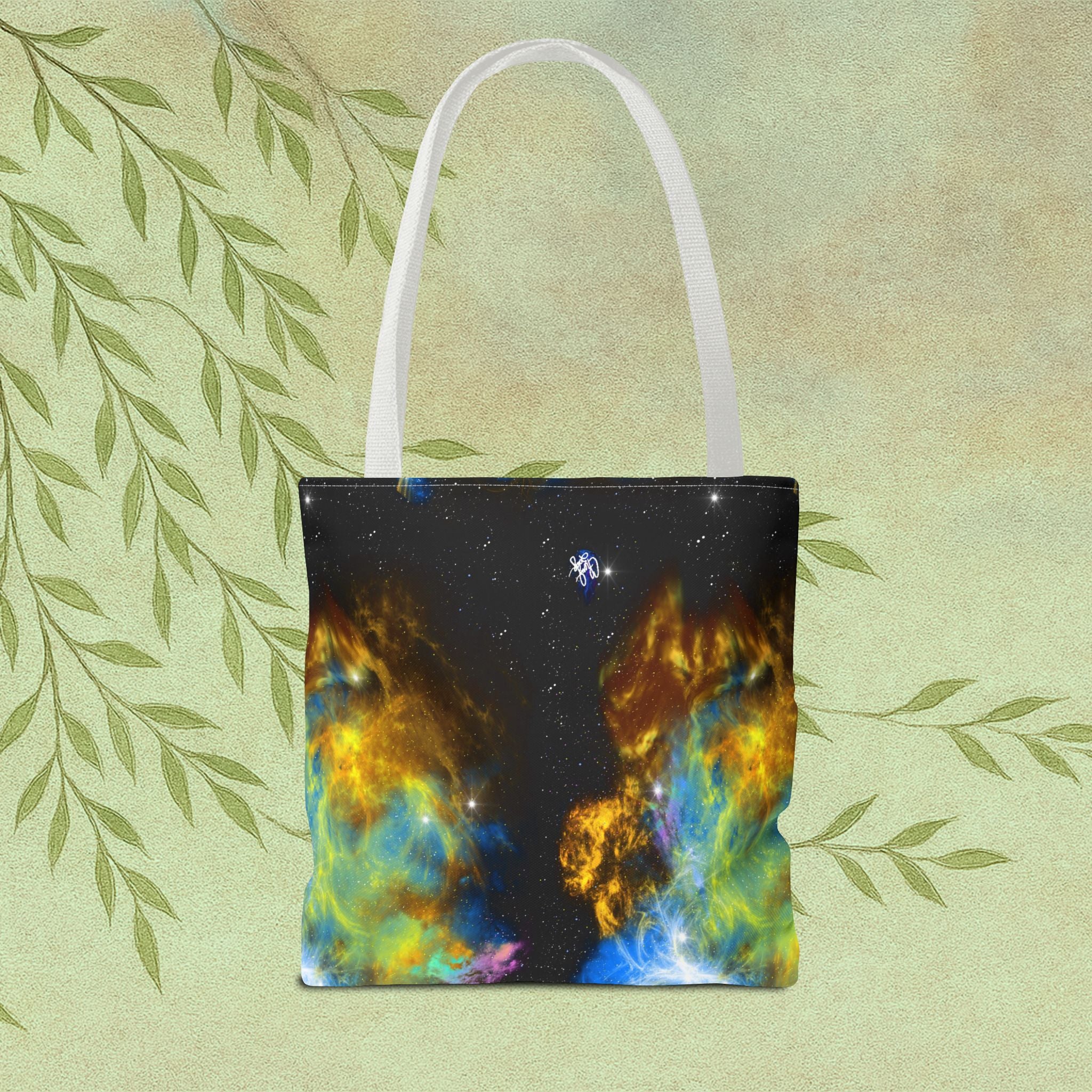 Galaxy Nebula Tote Bag — Colorful Space Art Tote