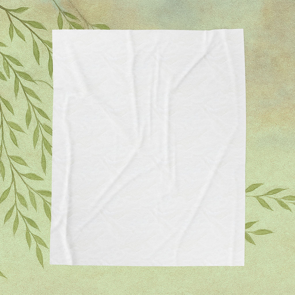 Botanical Butterfly Velveteen Plush Blanket