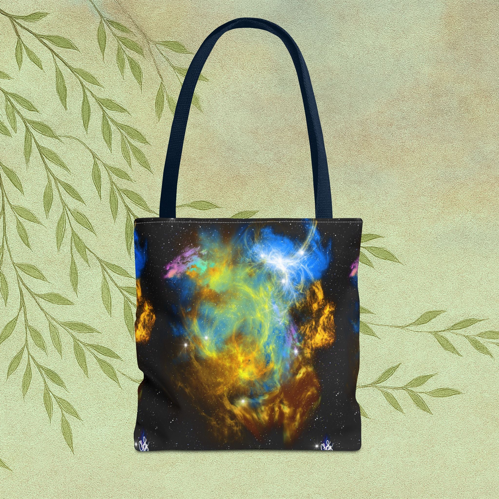 Galaxy Nebula Tote Bag — Colorful Space Art Tote
