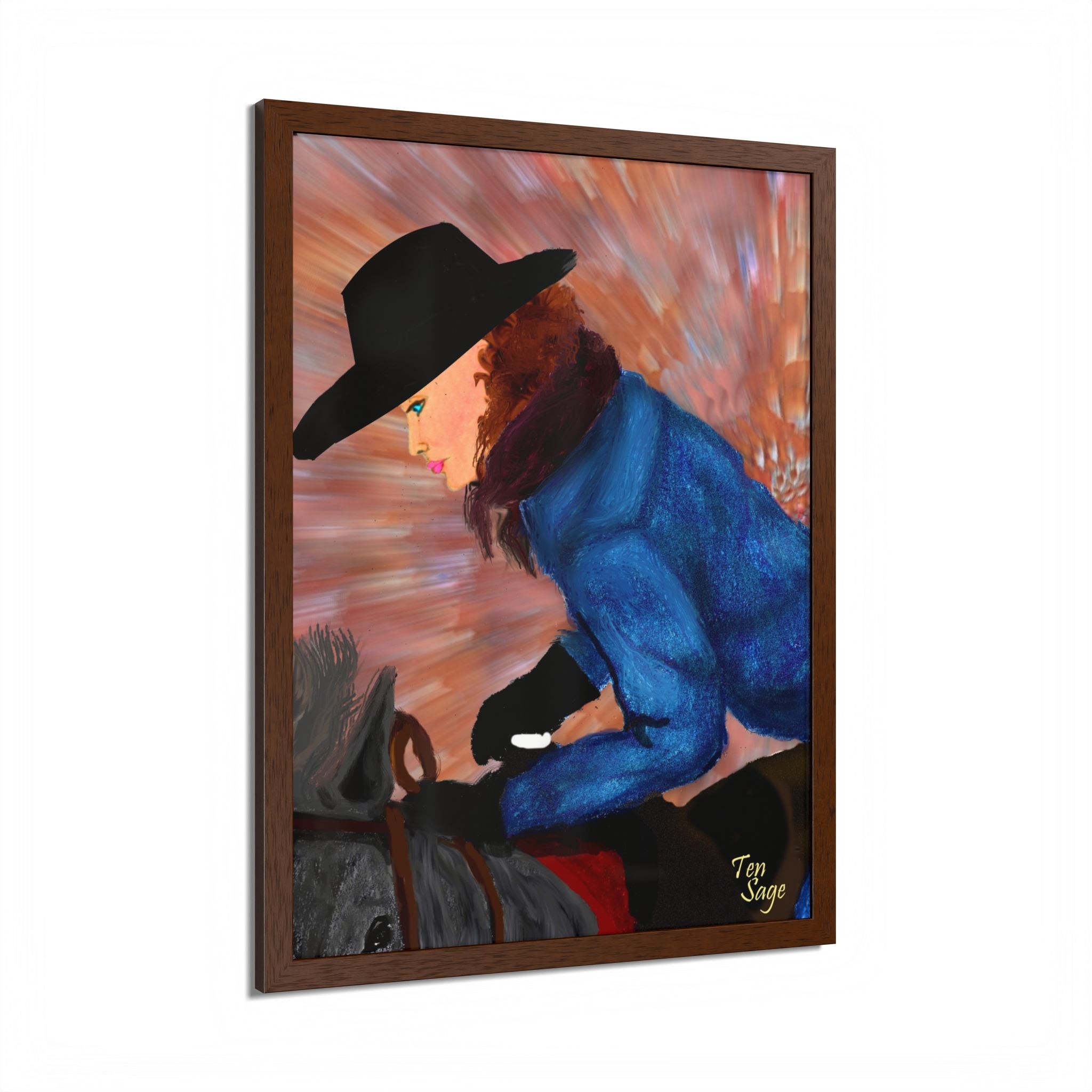 "First Ride" - Stylish Portrait Wall Art