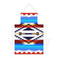 Southwestern Aztec Pattern Apron — Colorful Tribal Kitchen Apron