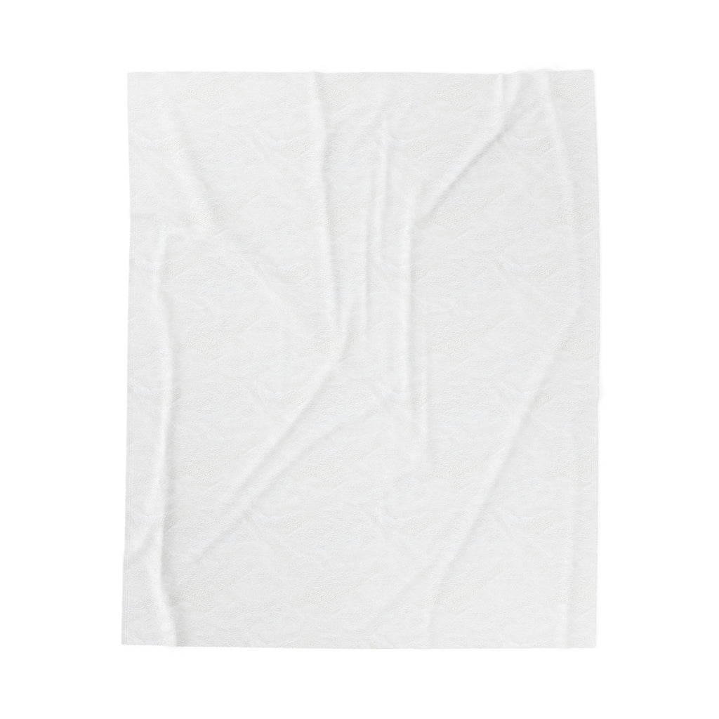 Velveteen Plush Blanket — Rearing Horse Rising Above the Mist