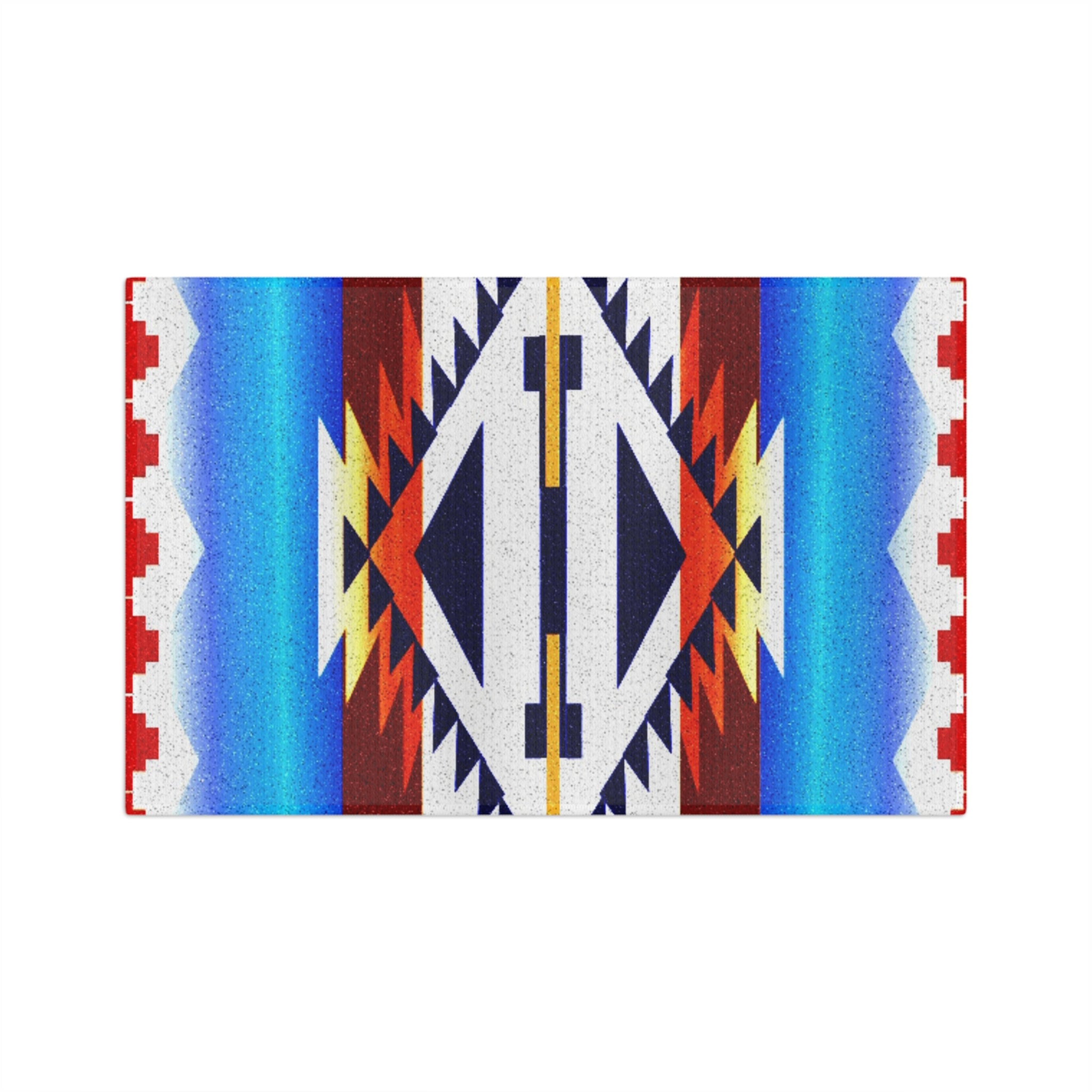 Southwestern Aztec Microfiber Tea Towel — Vibrant Geometric Kitchen Towel
