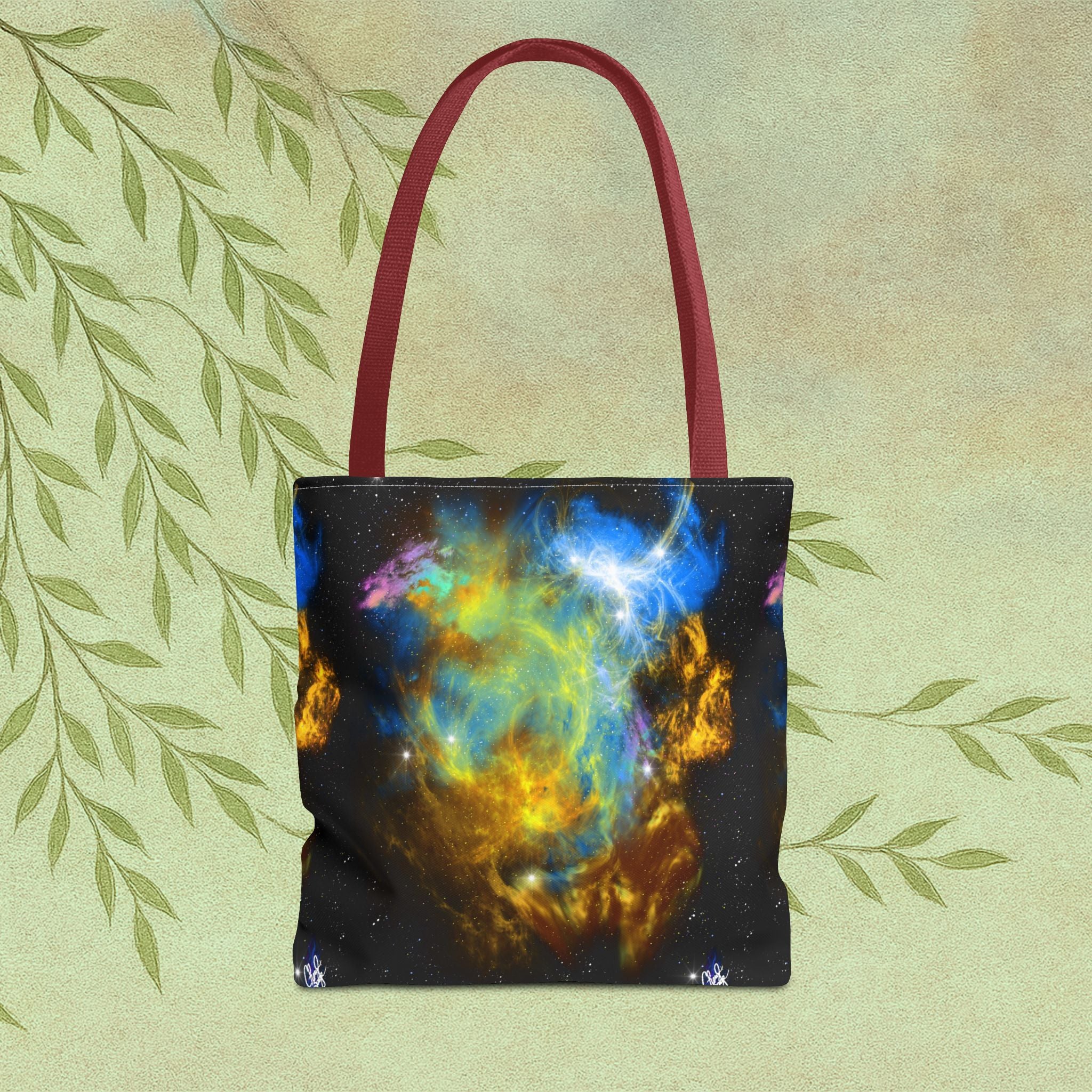Galaxy Nebula Tote Bag — Colorful Space Art Tote