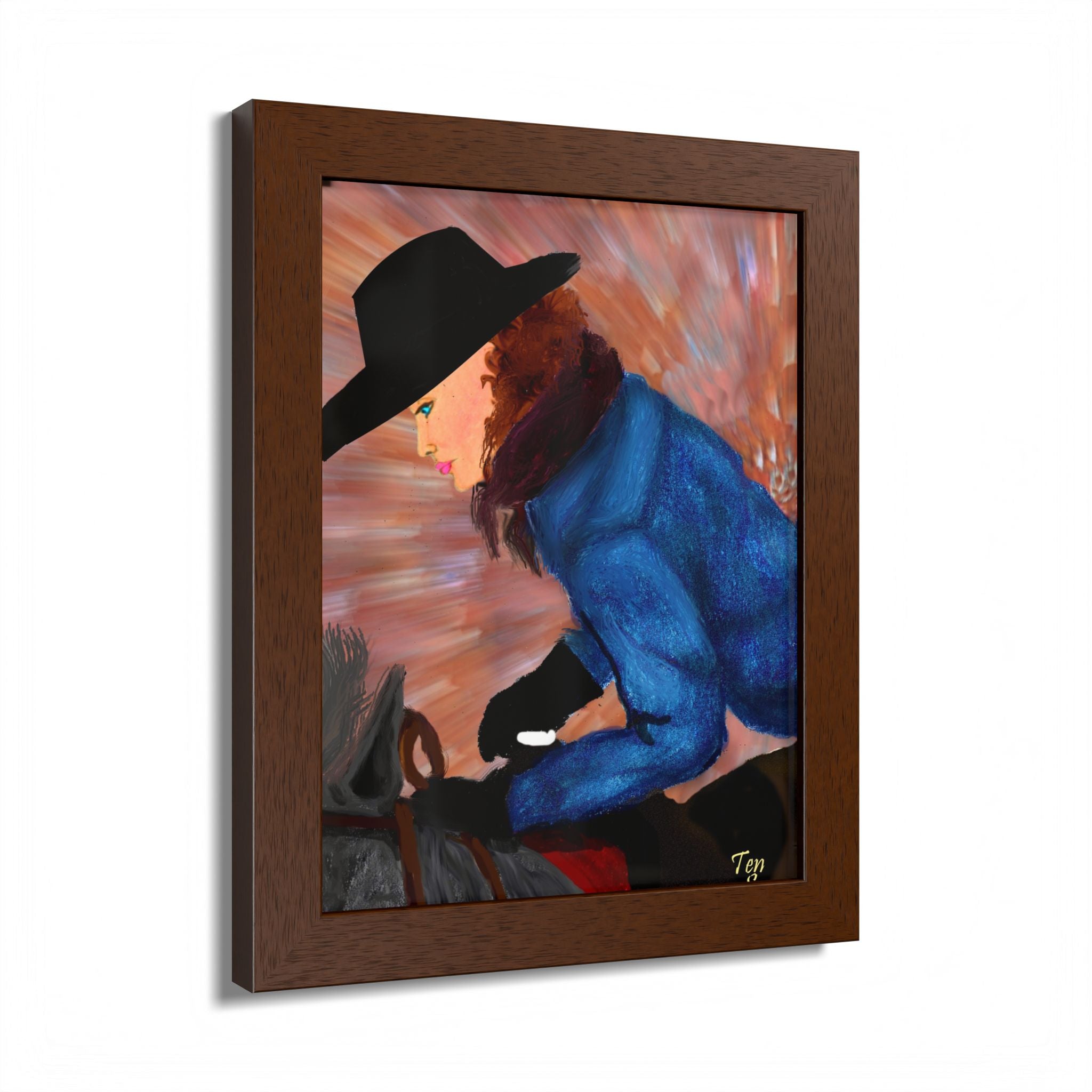 "First Ride" - Stylish Portrait Wall Art
