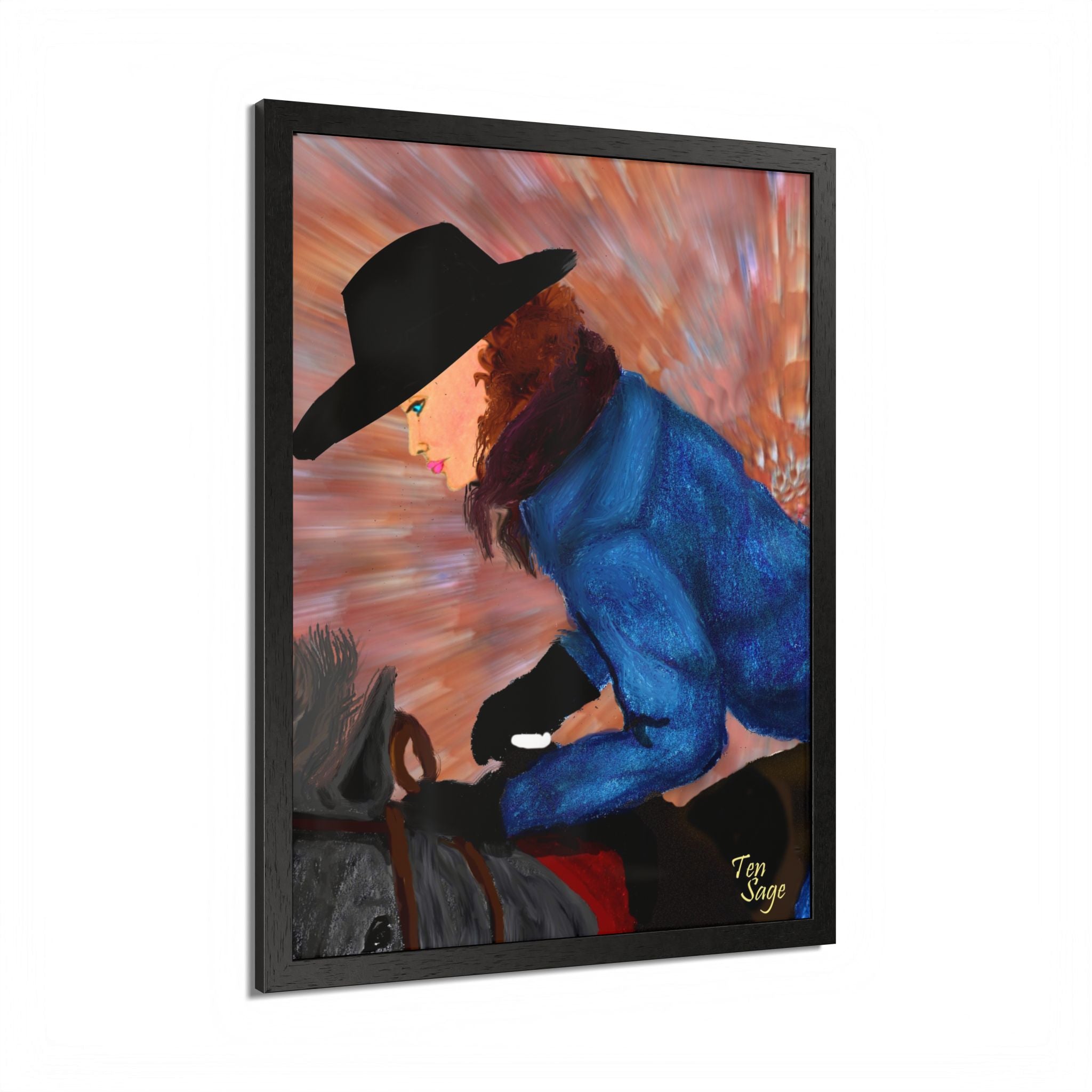 "First Ride" - Stylish Portrait Wall Art