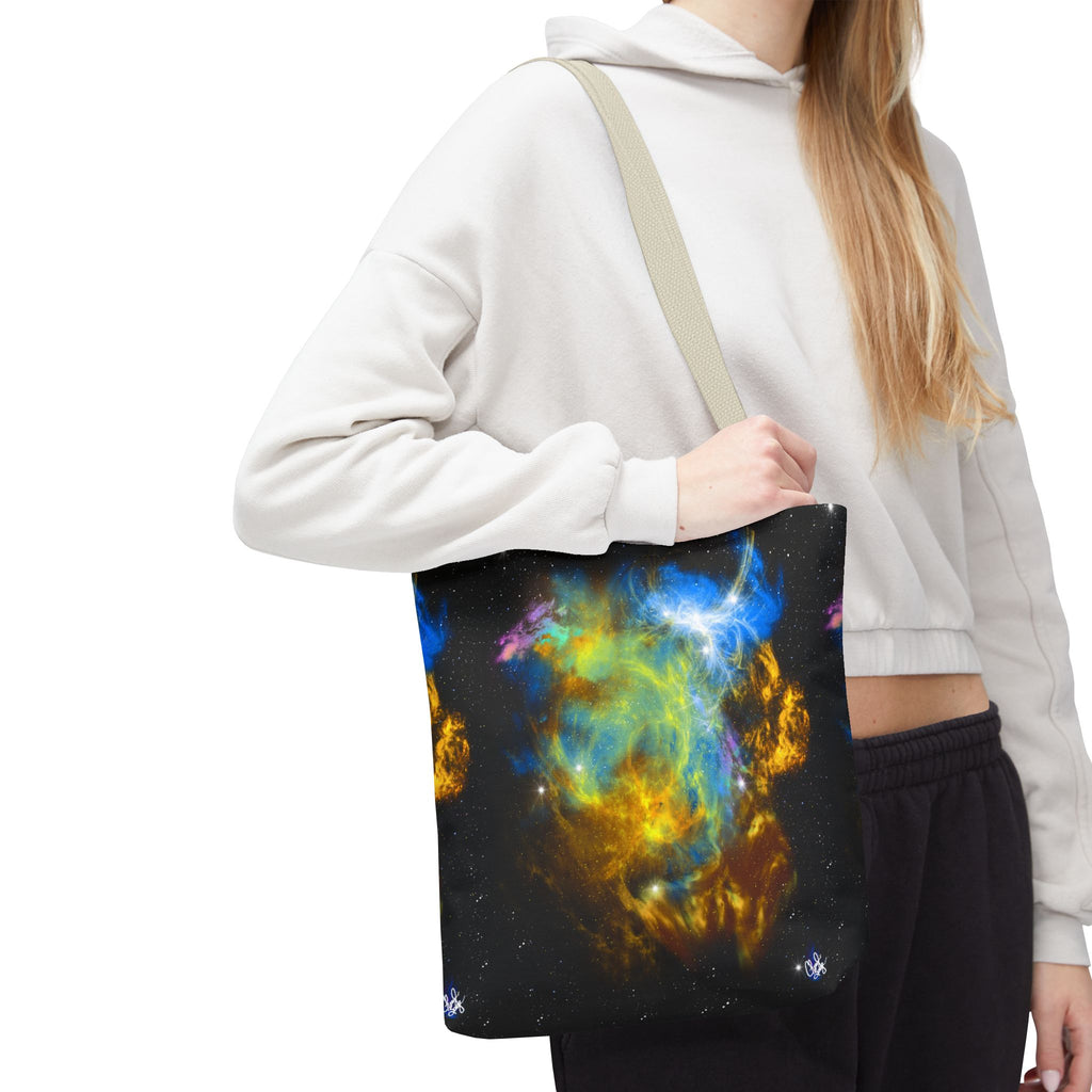 Galaxy Nebula Tote Bag — Colorful Space Art Tote
