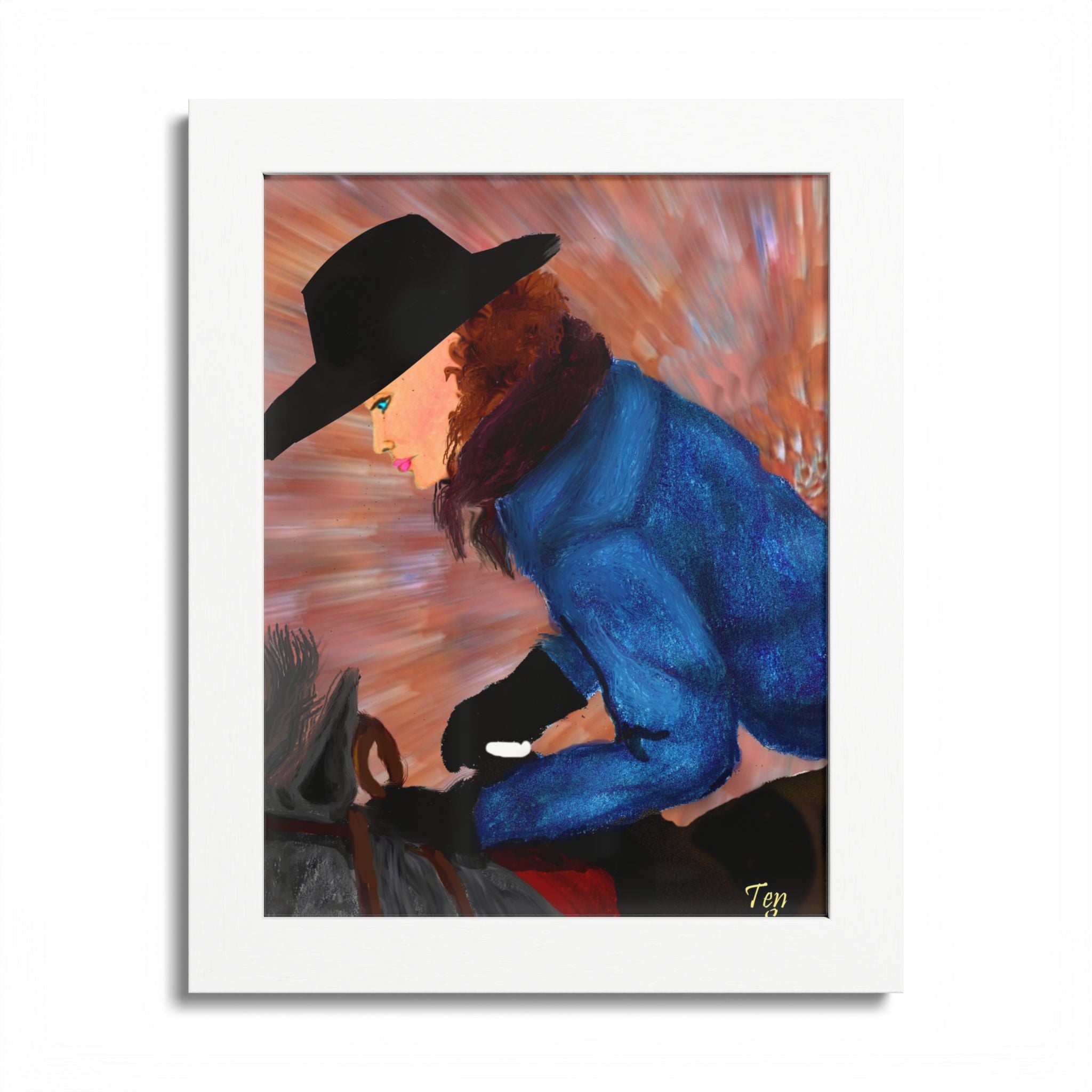 "First Ride" - Stylish Portrait Wall Art