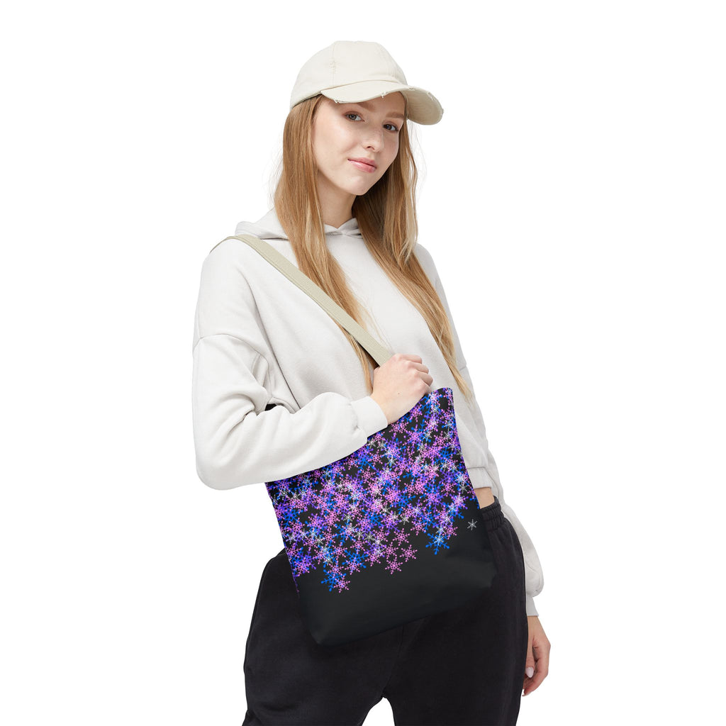 Cosmic Snowflake Tote Bag