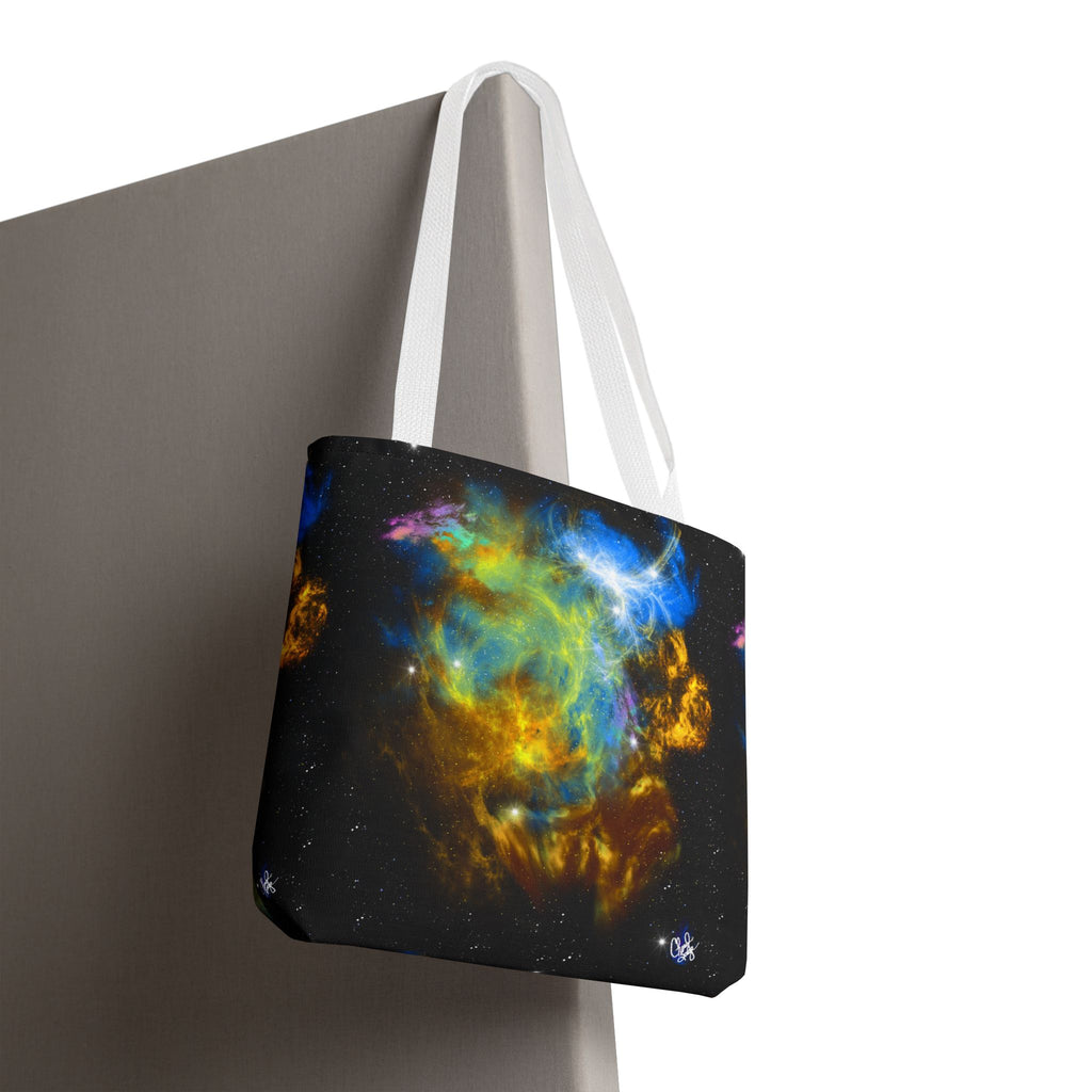 Galaxy Nebula Tote Bag — Colorful Space Art Tote