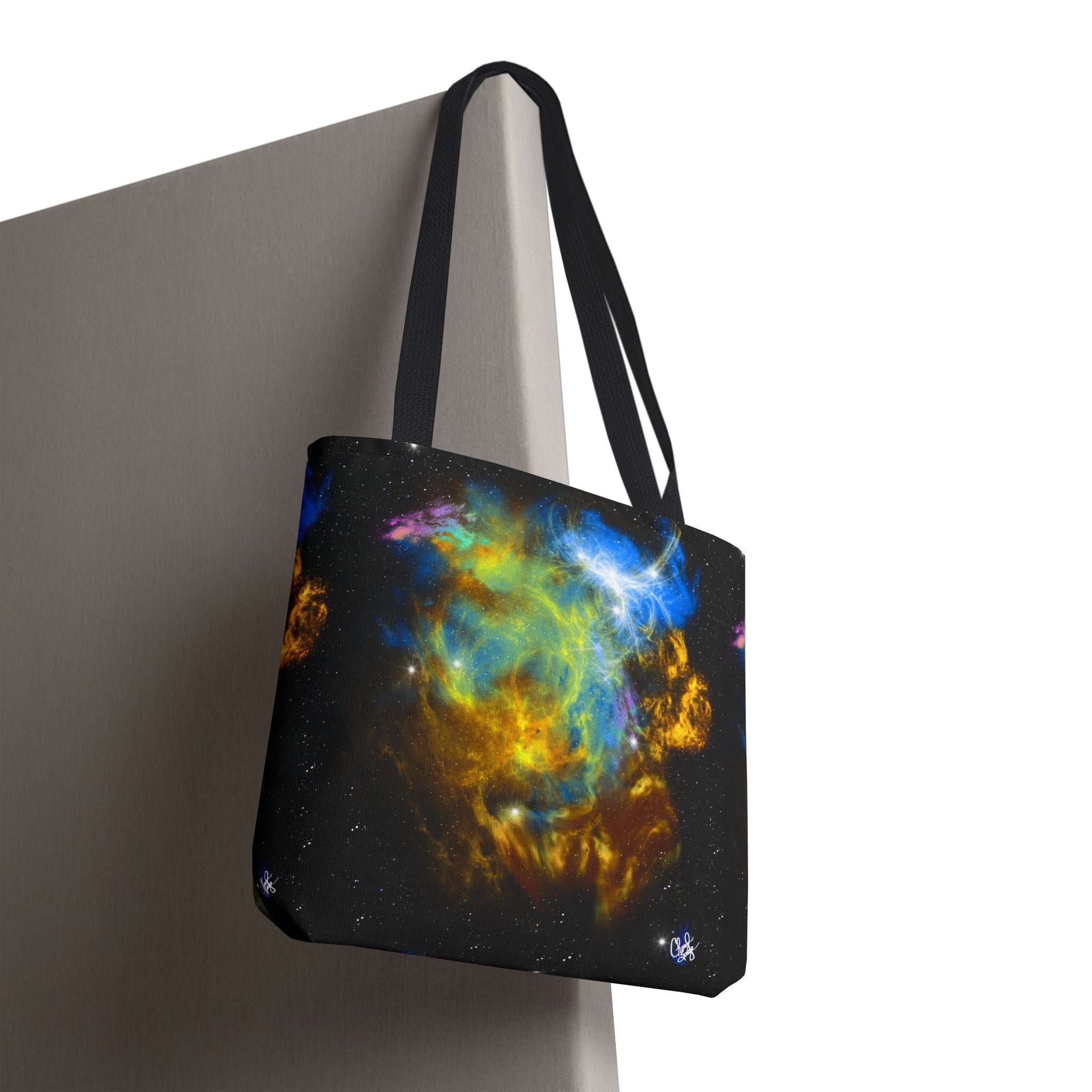 Galaxy Nebula Tote Bag — Colorful Space Art Tote