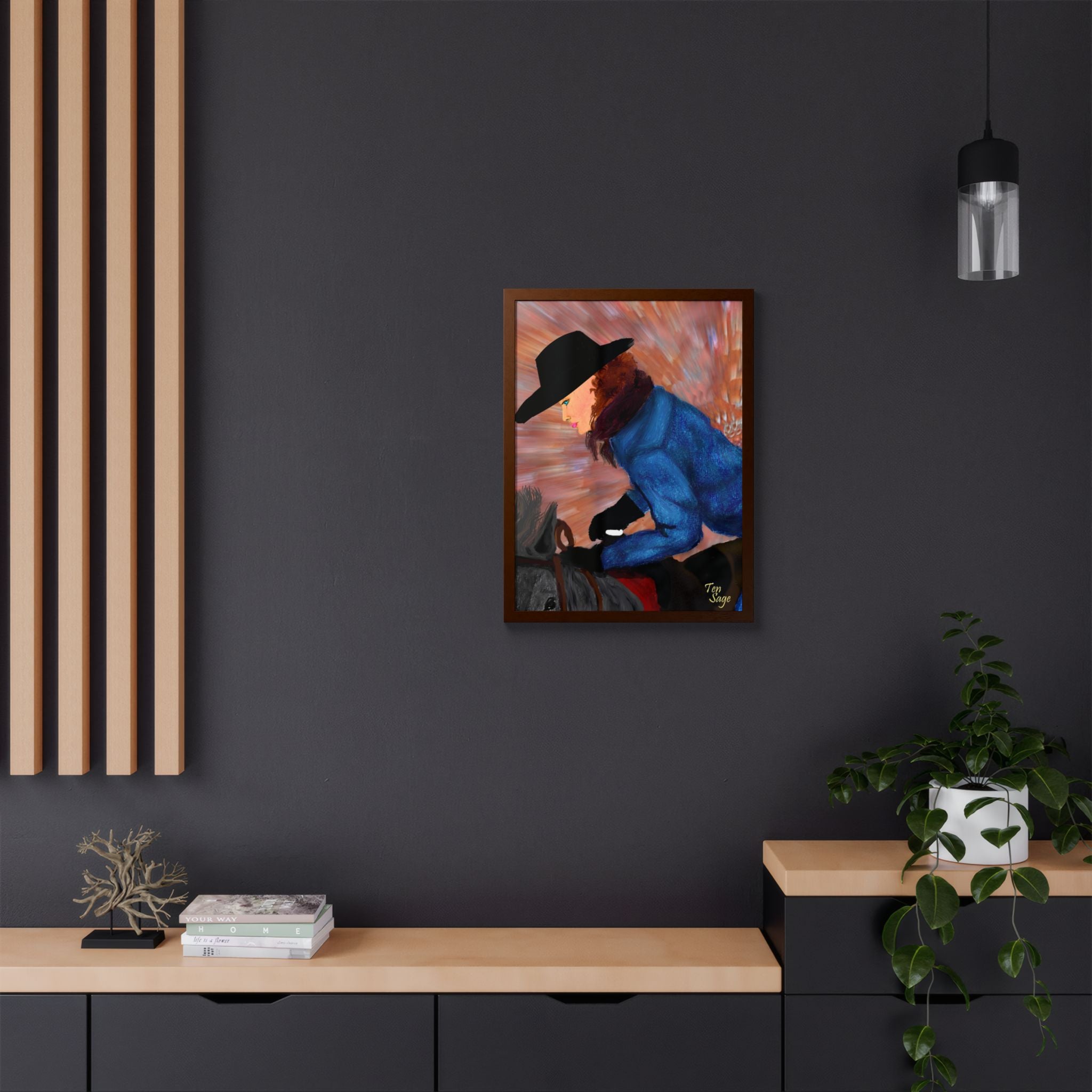 "First Ride" - Stylish Portrait Wall Art