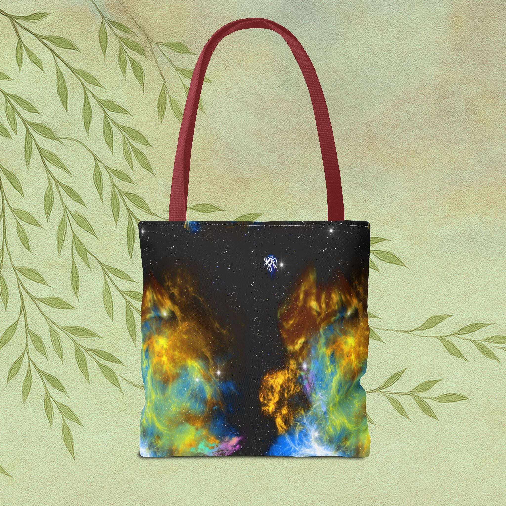 Galaxy Nebula Tote Bag — Colorful Space Art Tote