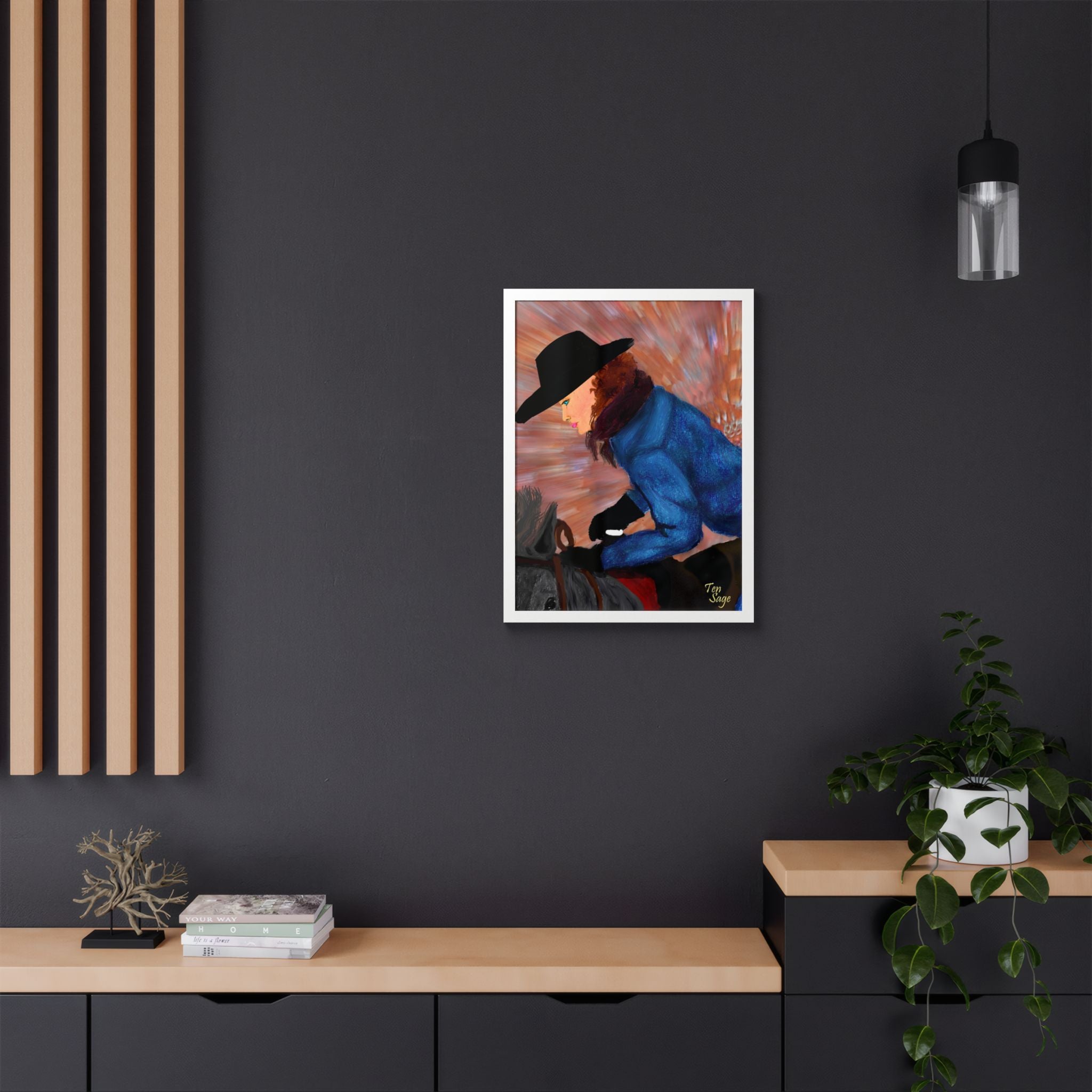 "First Ride" - Stylish Portrait Wall Art