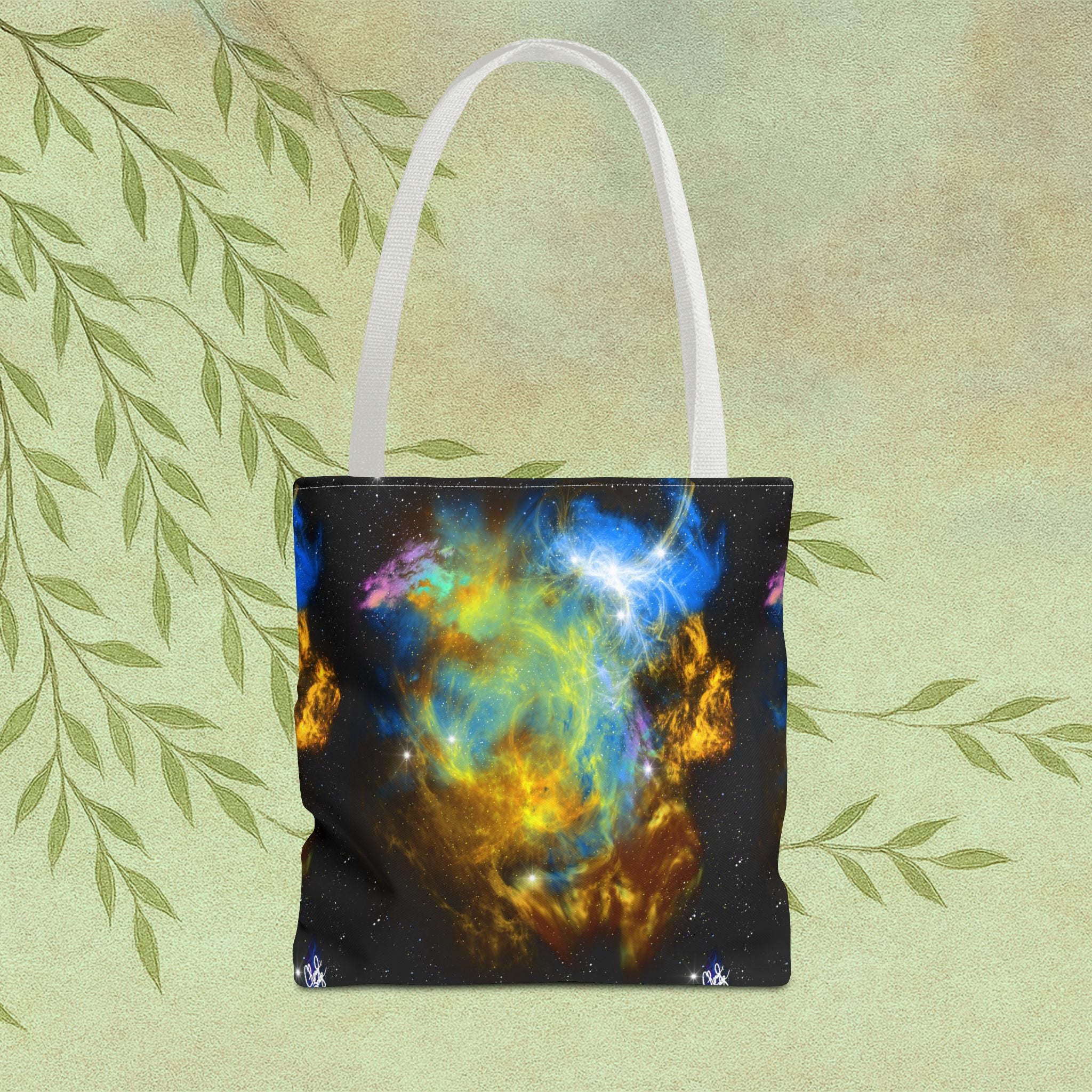 Galaxy Nebula Tote Bag — Colorful Space Art Tote