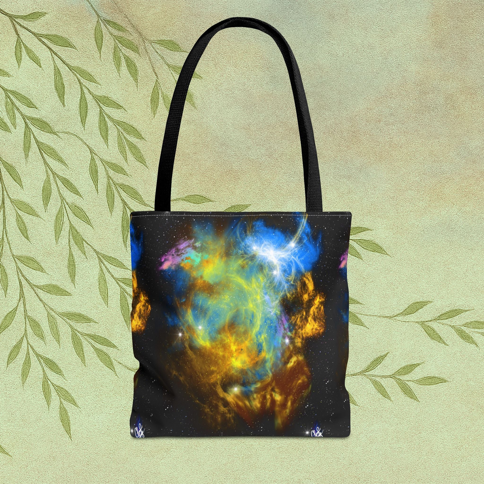 Galaxy Nebula Tote Bag — Colorful Space Art Tote