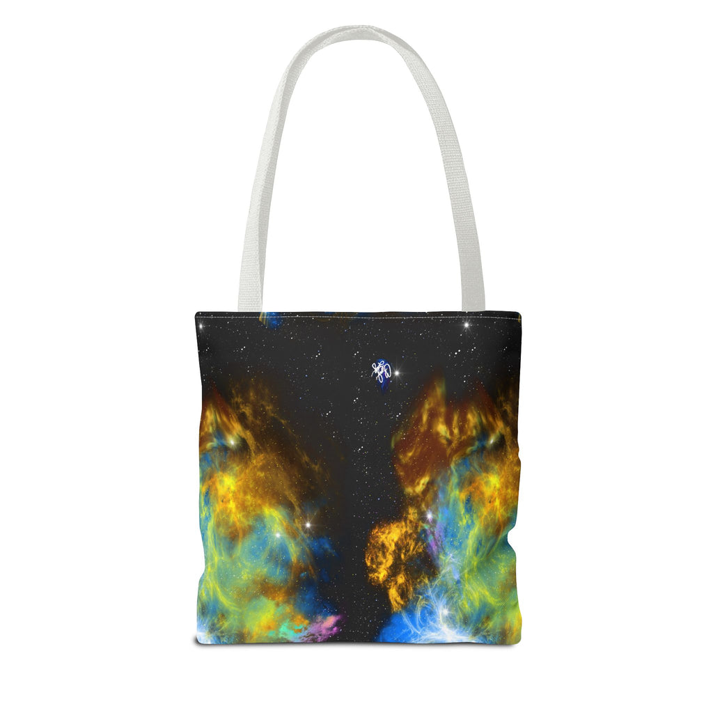 Galaxy Nebula Tote Bag — Colorful Space Art All-Over Print Tote