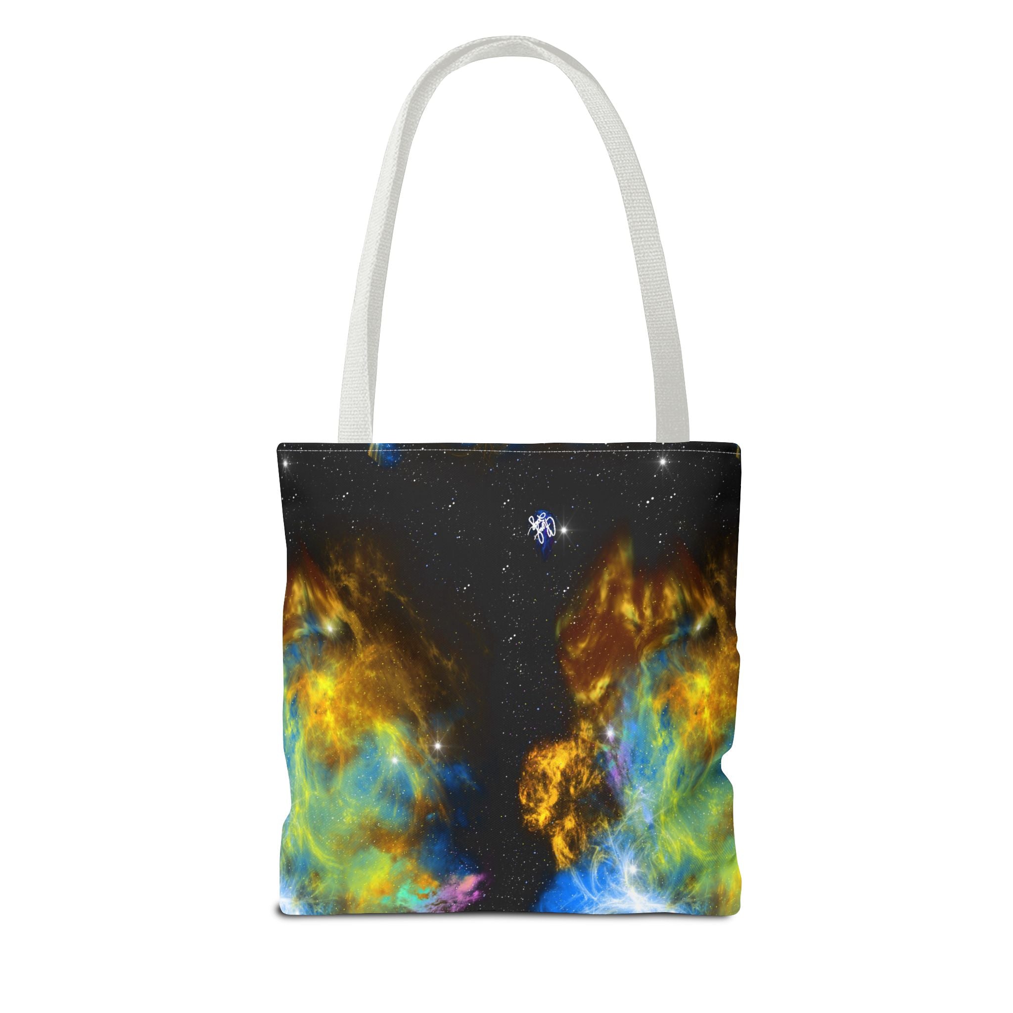 Galaxy Nebula Tote Bag — Colorful Space Art All-Over Print Tote