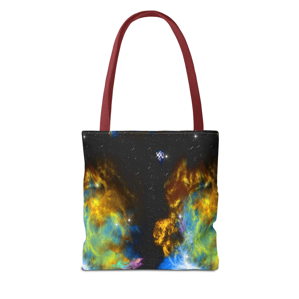 Galaxy Nebula Tote Bag — Colorful Space Art All-Over Print Tote
