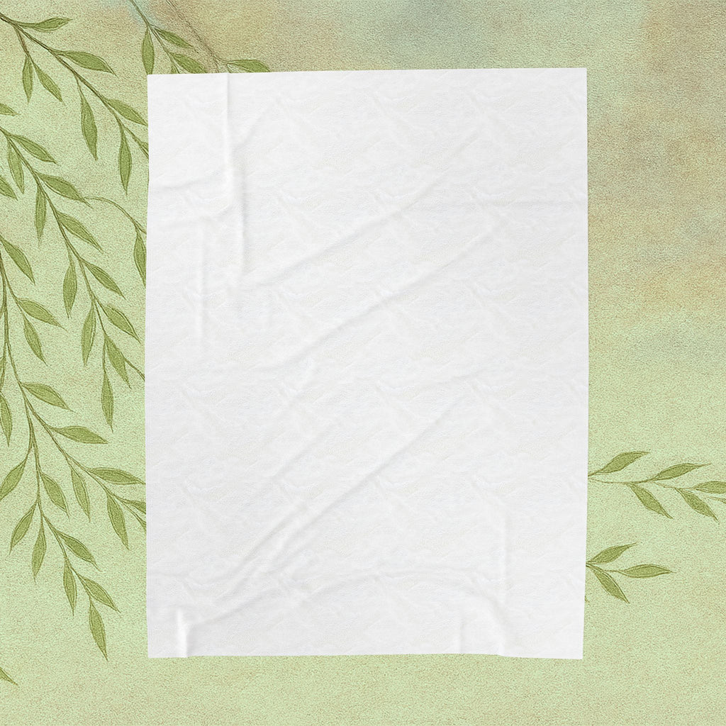 Botanical Butterfly Velveteen Plush Blanket