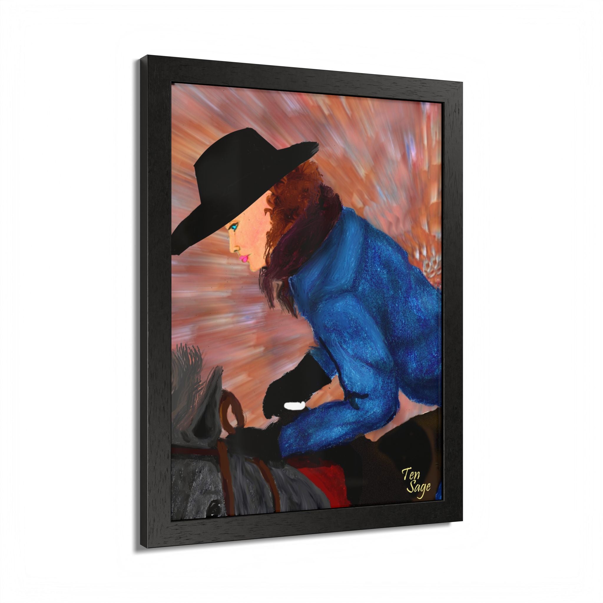 "First Ride" - Stylish Portrait Wall Art