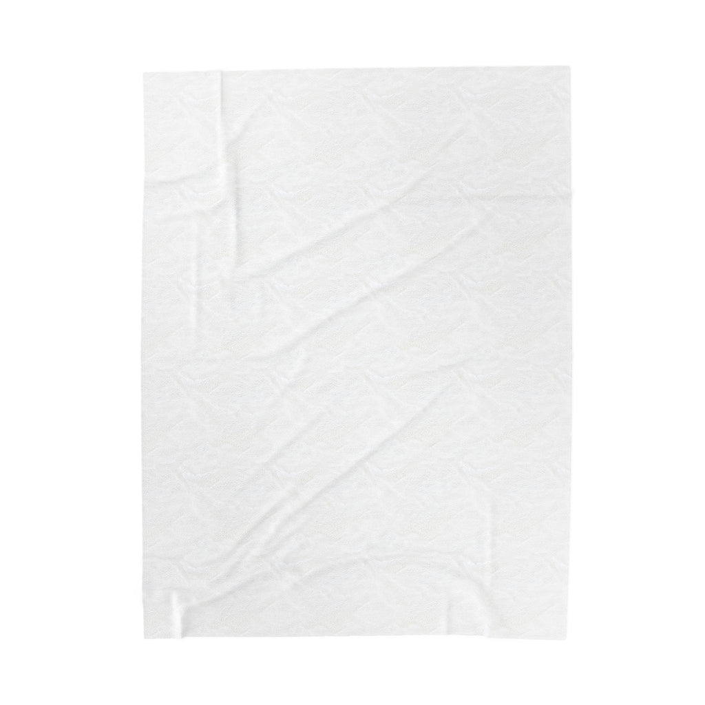 Velveteen Plush Blanket — Rearing Horse Rising Above the Mist
