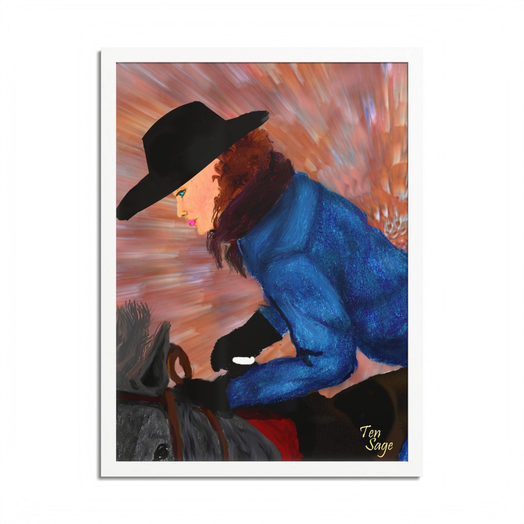 "First Ride" - Stylish Portrait Wall Art