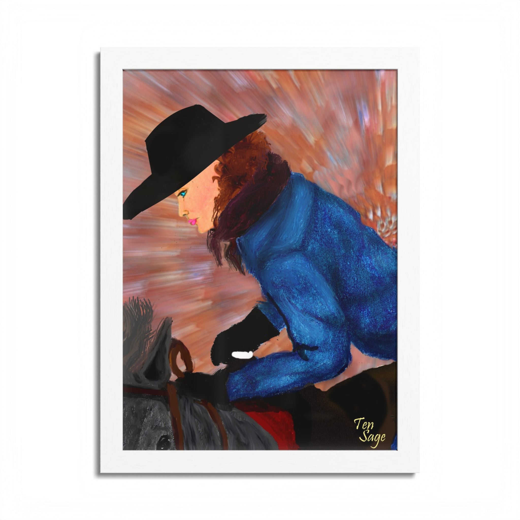 "First Ride" - Stylish Portrait Wall Art