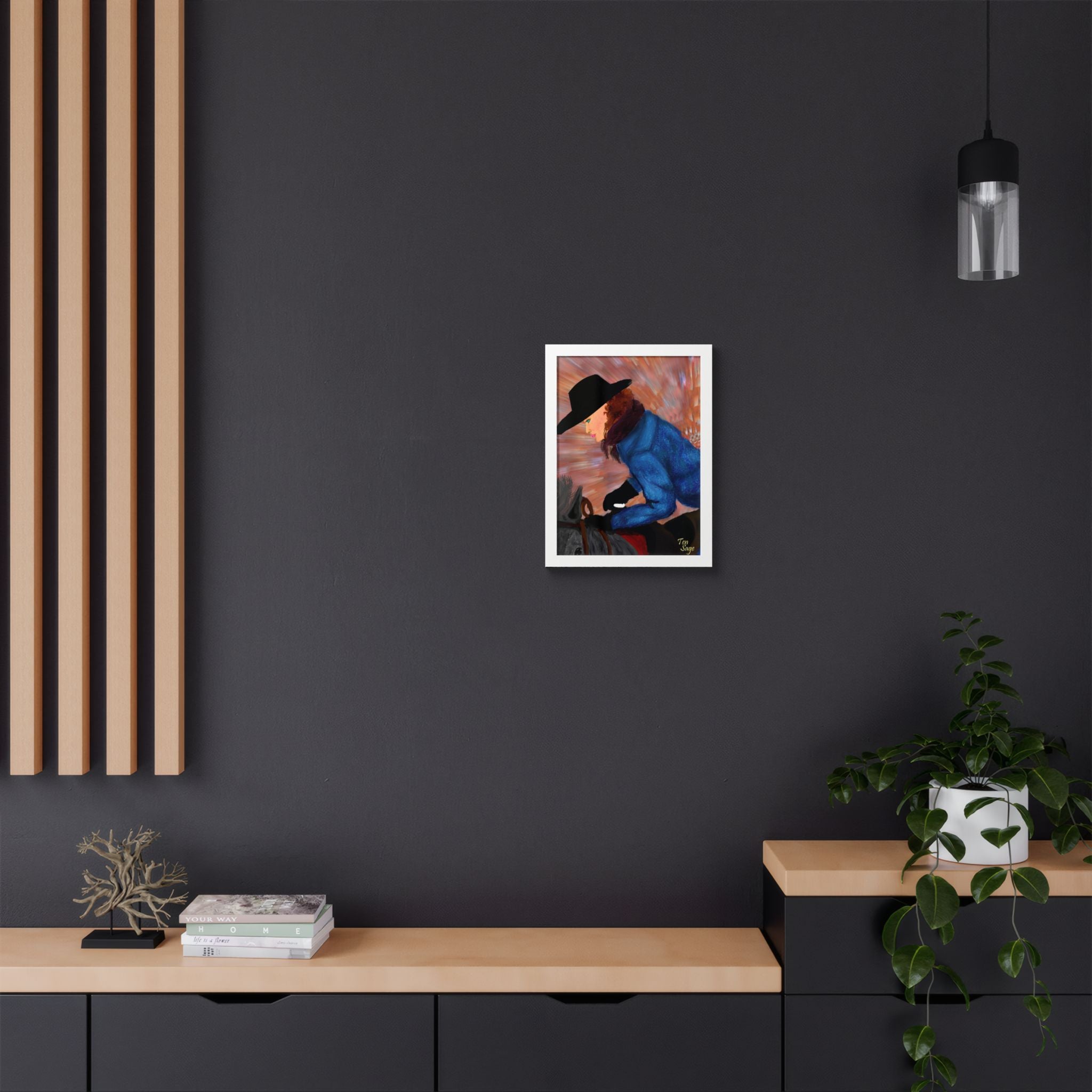 "First Ride" - Stylish Portrait Wall Art