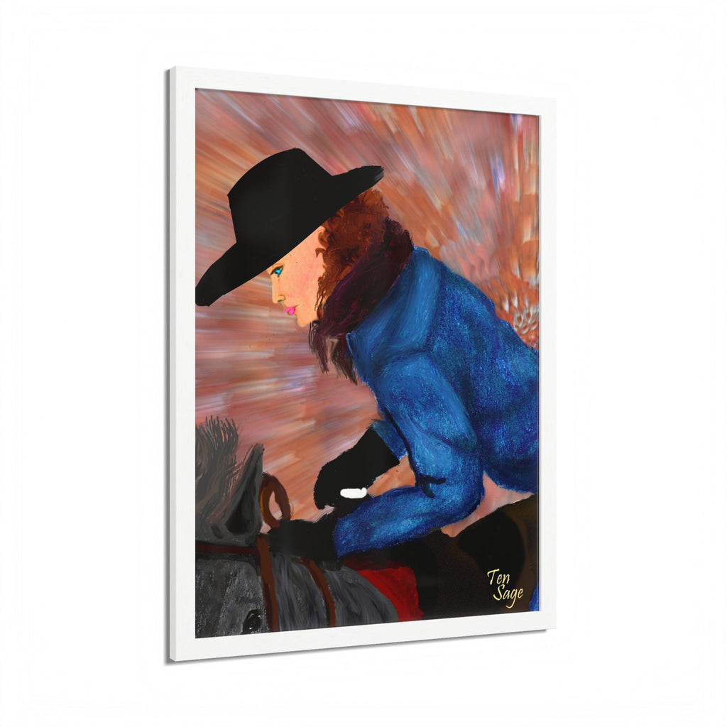 "First Ride" - Stylish Portrait Wall Art