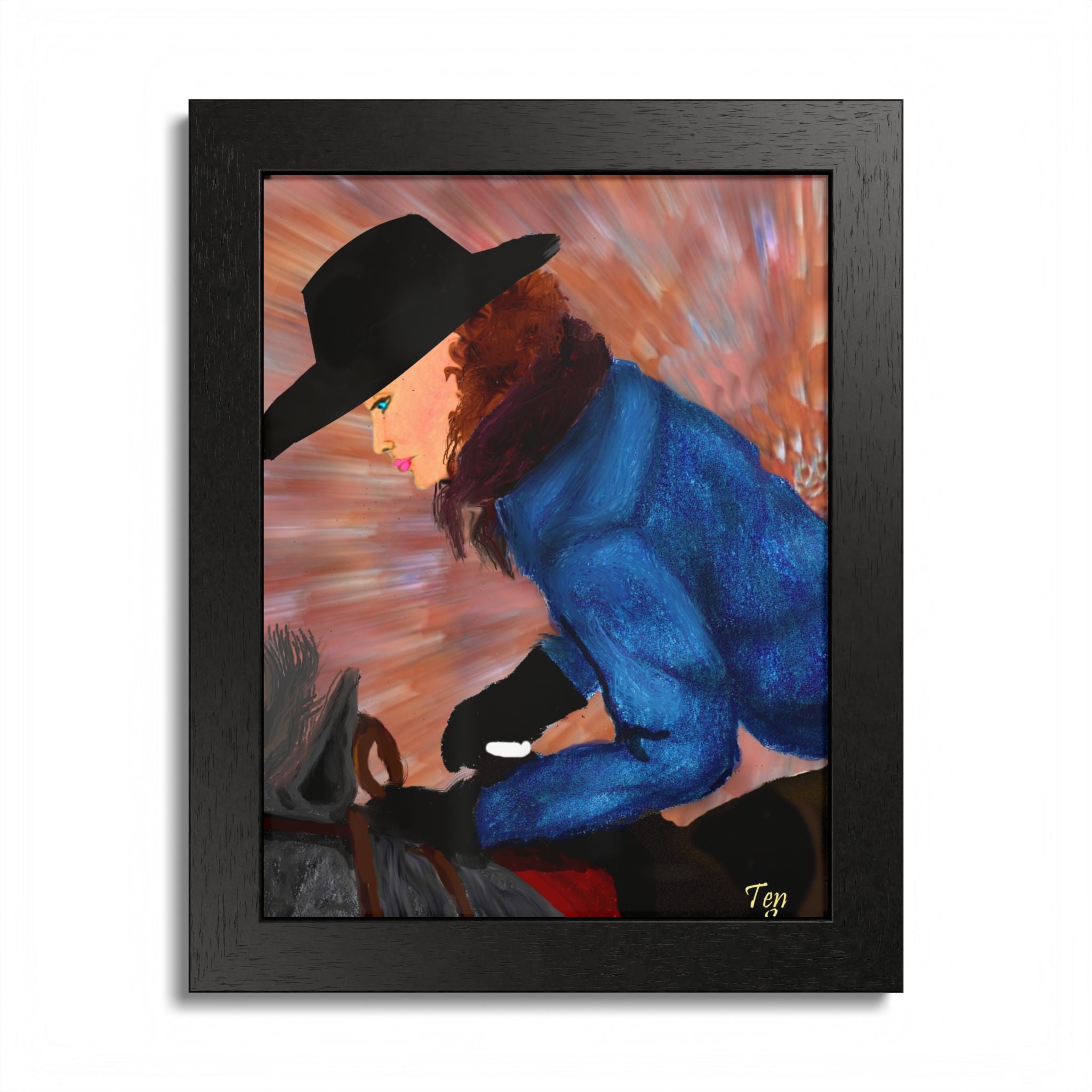 "First Ride" - Stylish Portrait Wall Art