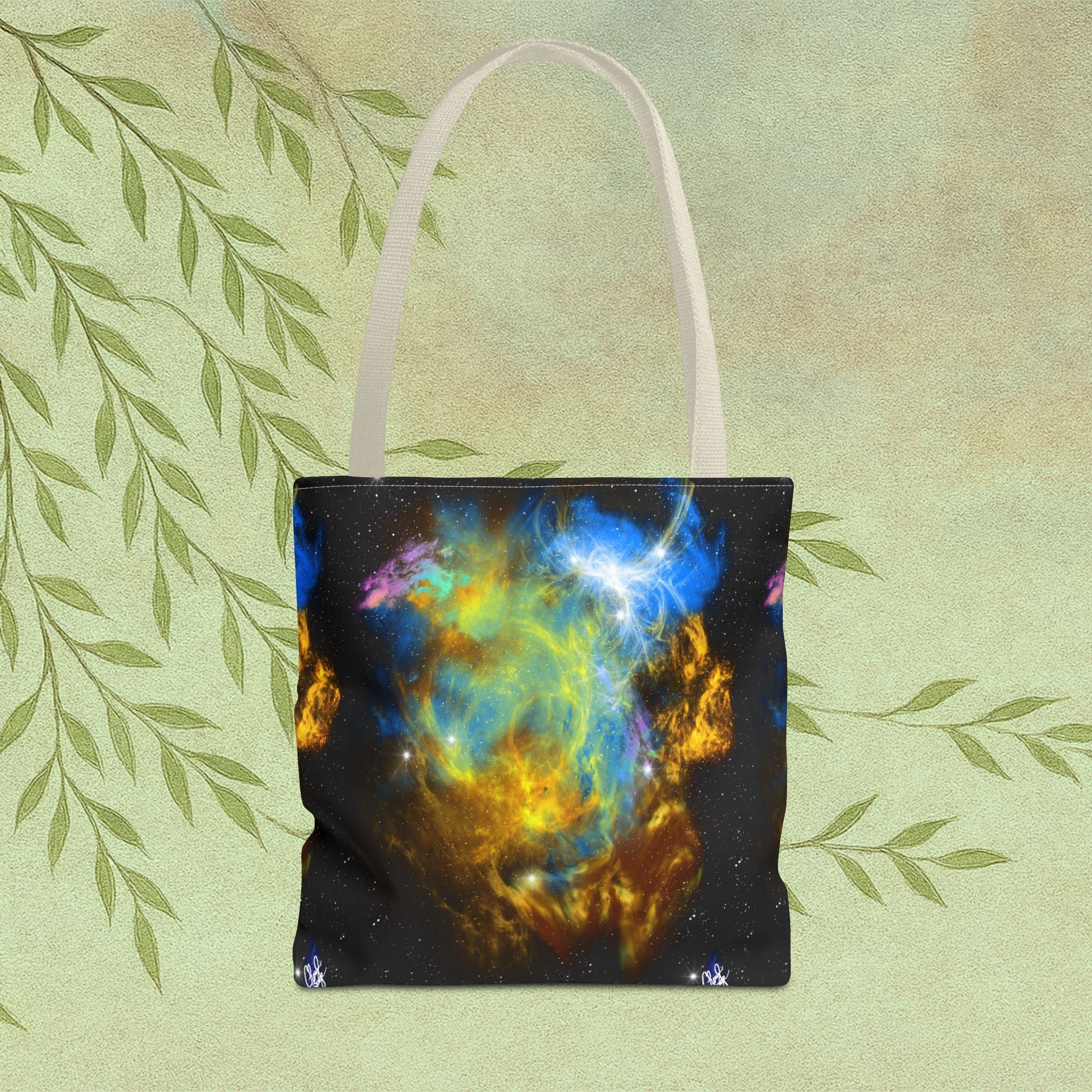Galaxy Nebula Tote Bag — Colorful Space Art Tote
