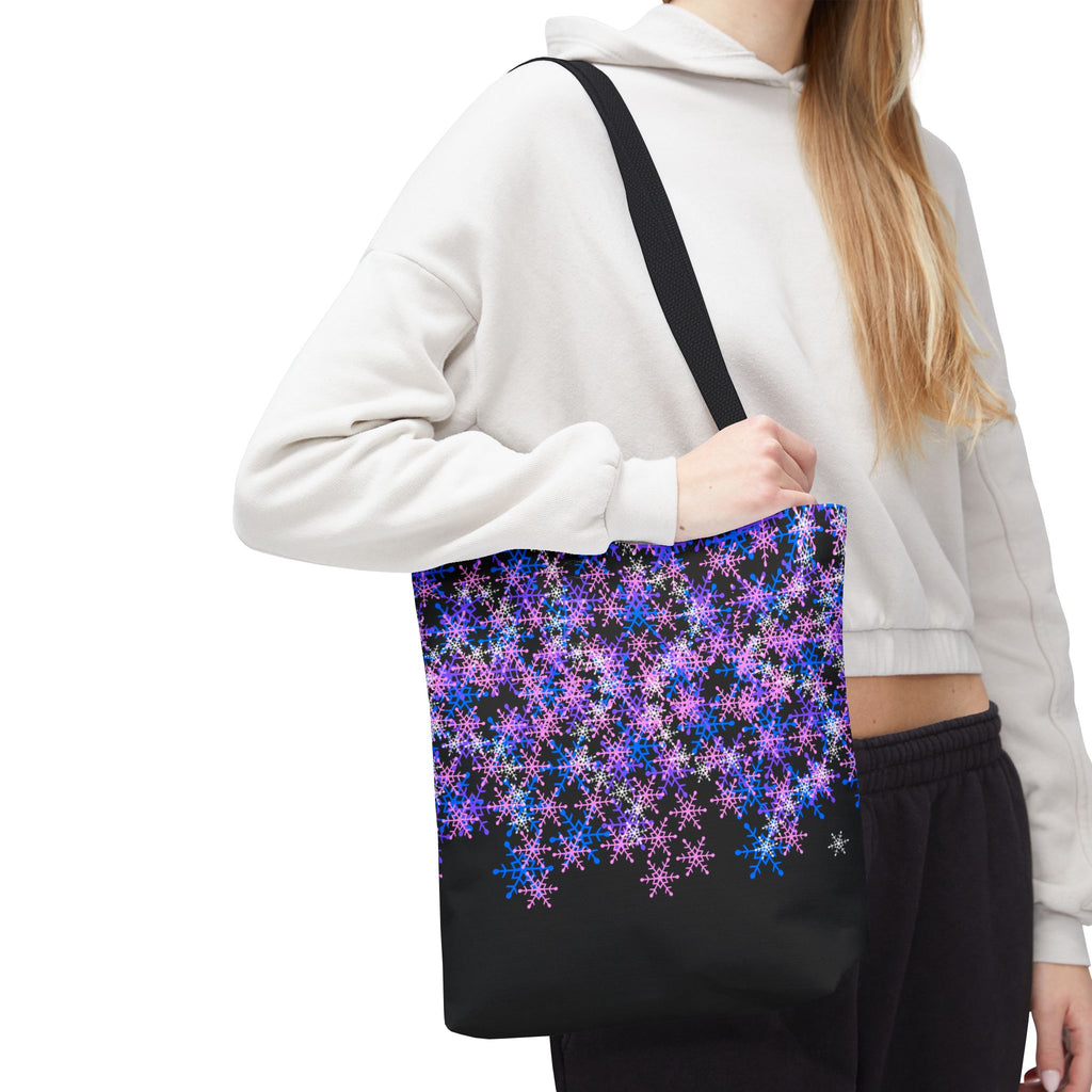 Cosmic Snowflake Tote Bag