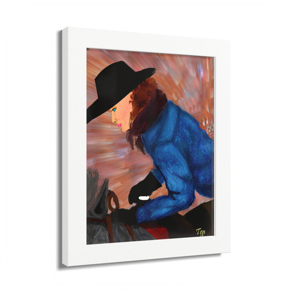 "First Ride" - Stylish Portrait Wall Art
