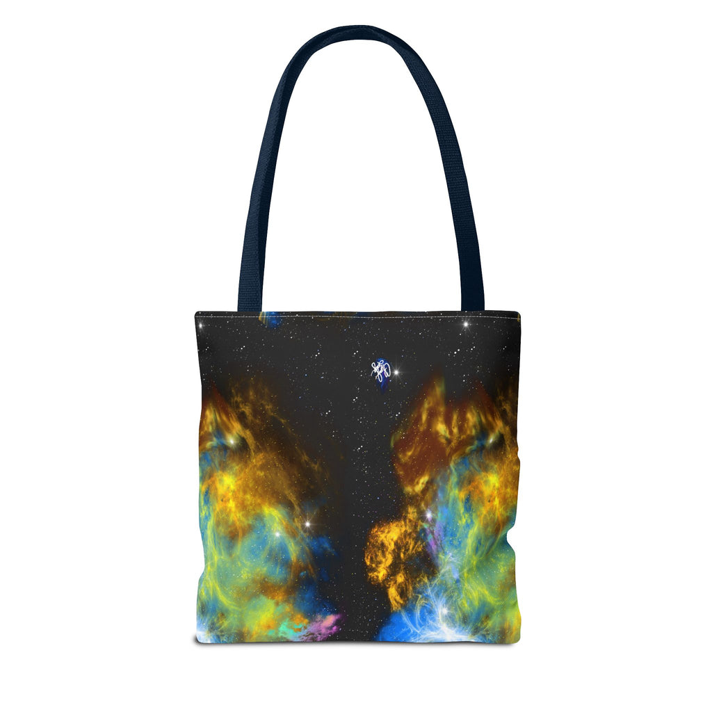 Galaxy Nebula Tote Bag — Colorful Space Art All-Over Print Tote