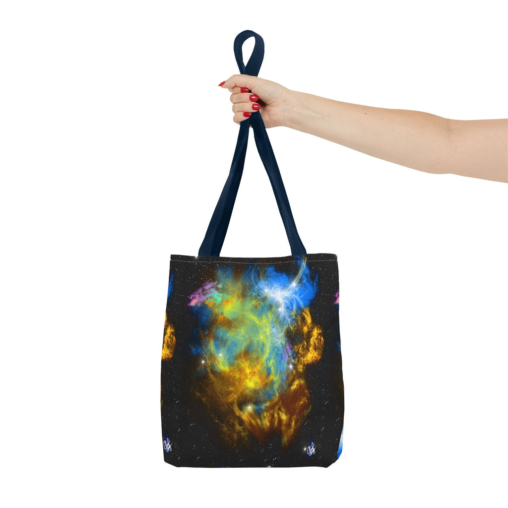 Galaxy Nebula Tote Bag — Colorful Space Art All-Over Print Tote