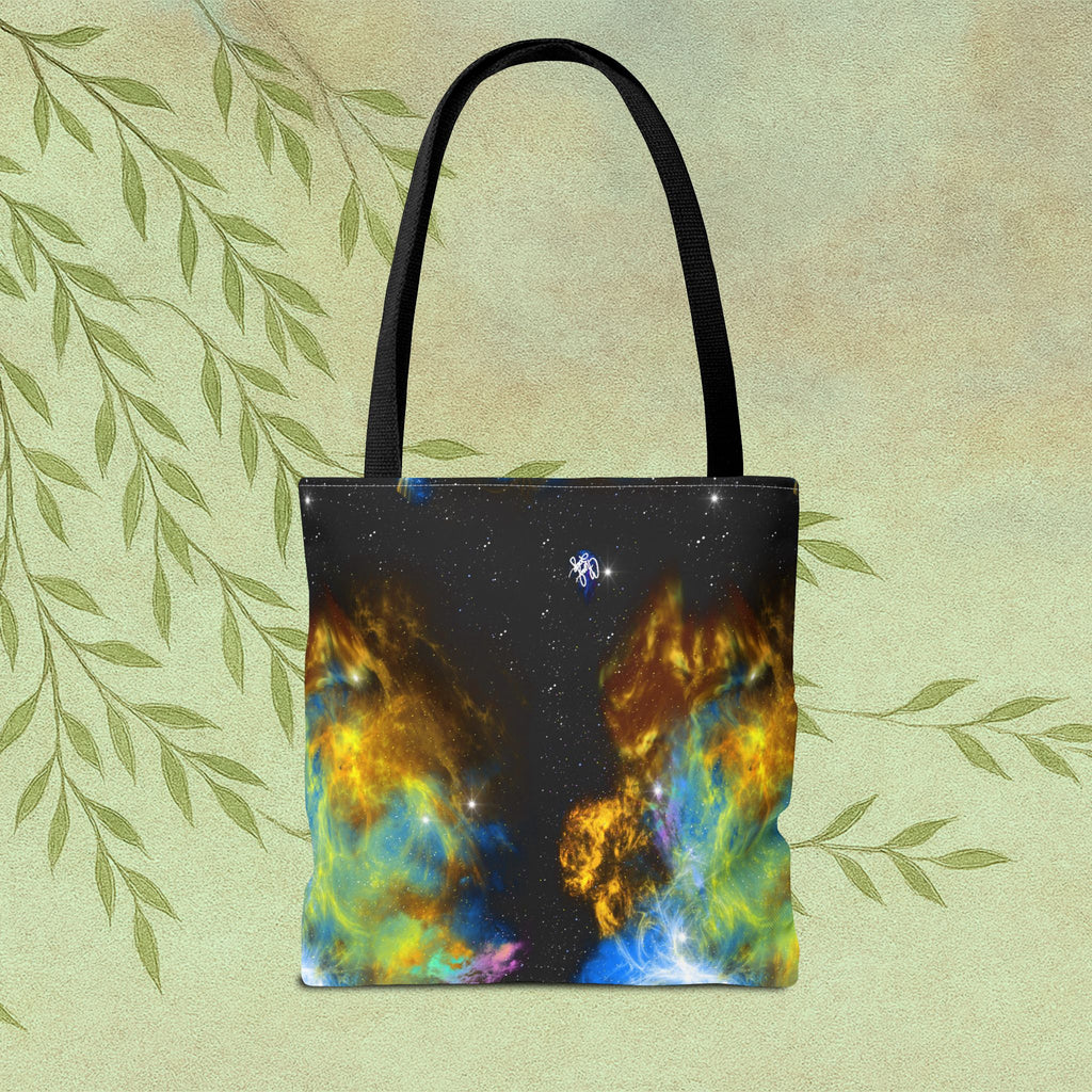 Galaxy Nebula Tote Bag — Colorful Space Art Tote
