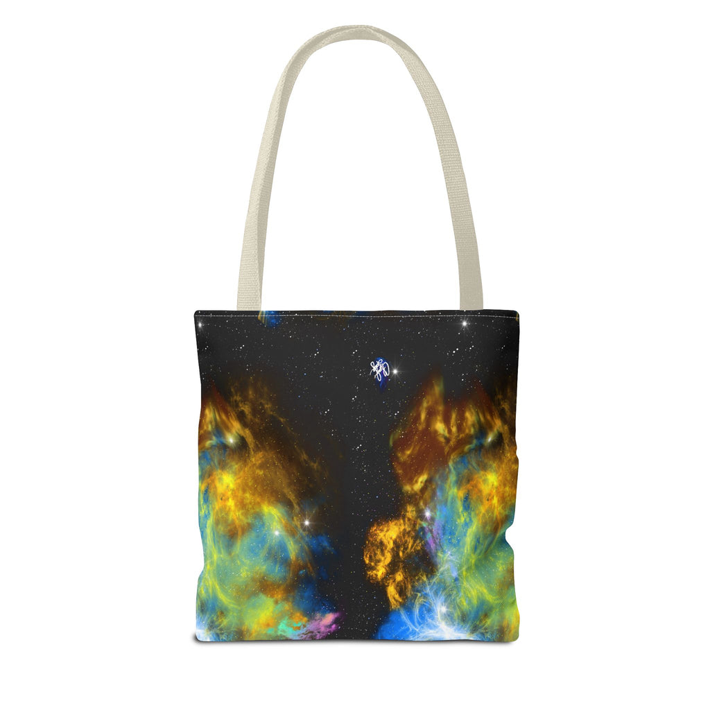 Galaxy Nebula Tote Bag — Colorful Space Art All-Over Print Tote