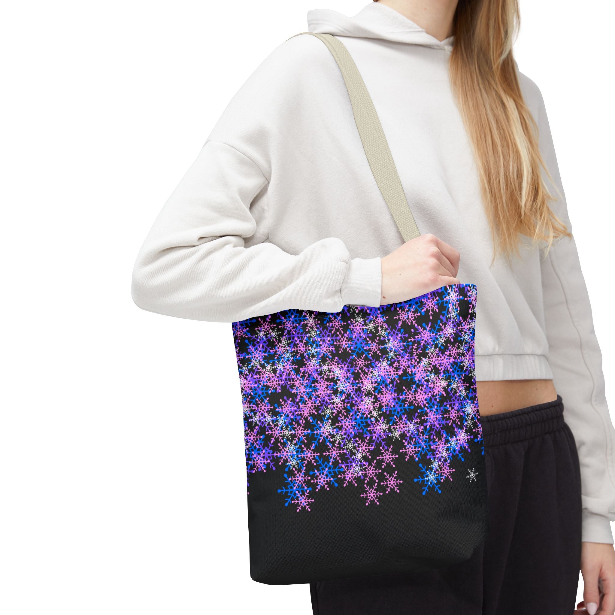 Cosmic Snowflake Tote Bag