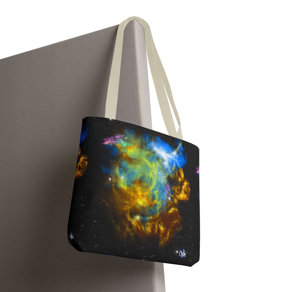 Galaxy Nebula Tote Bag — Colorful Space Art Tote