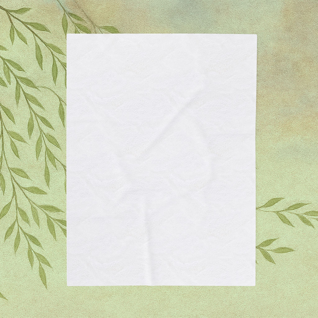 Mushroom Meadow Velveteen Plush Blanket